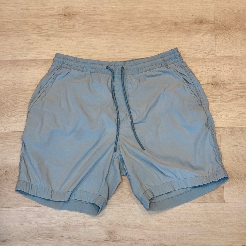 J Crew Tech Dock Shorts - 6" - M - Light Blue